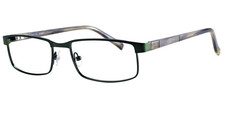 COLOURS by ALEXANDER JULIAN - CRAY - FORREST GREEN - UNISEX METAL EYEGLASS FRAME