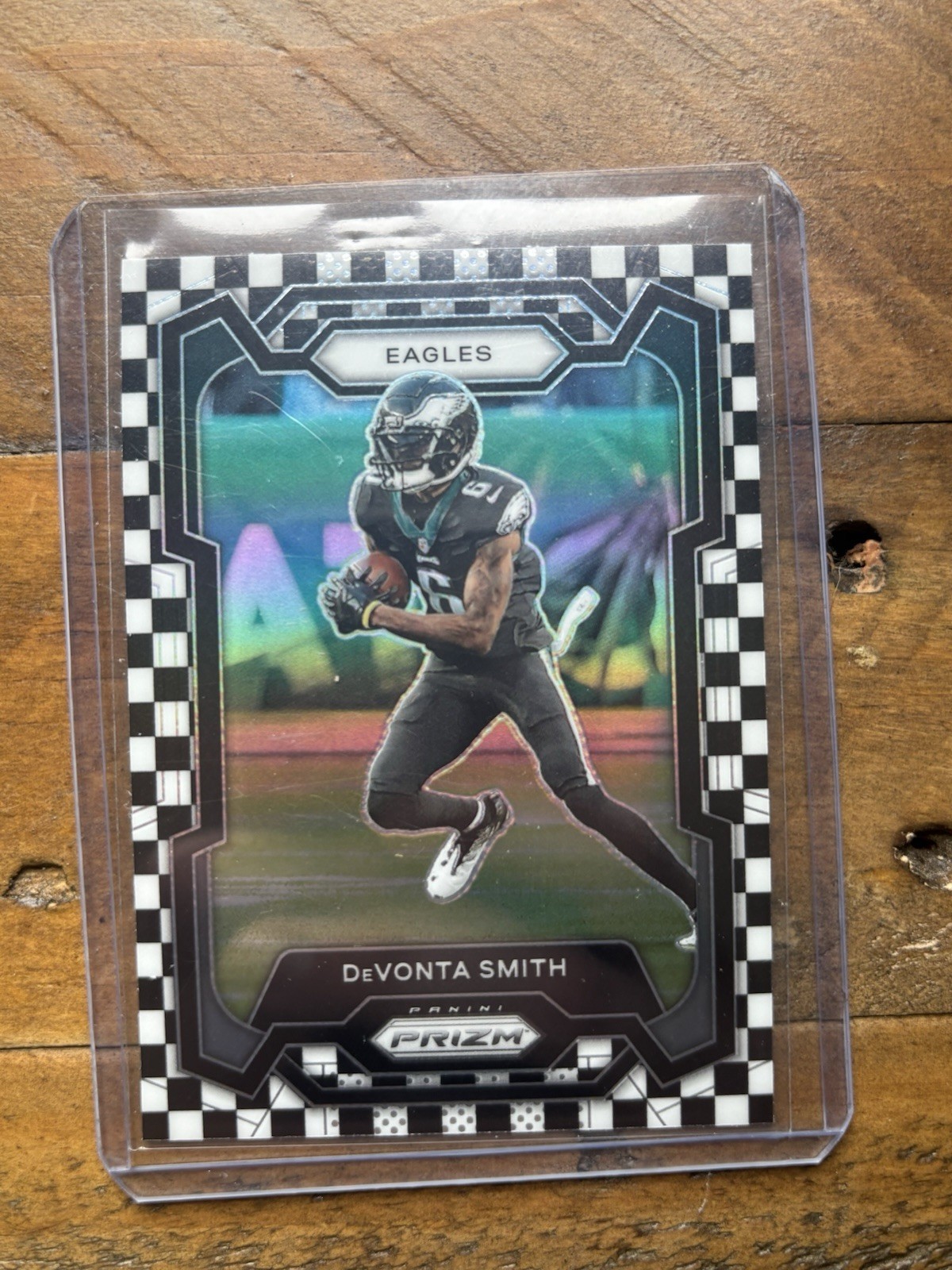 DeVonta Smith Black White Checker #240