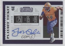 2019 Contenders Draft Picks College Playoff Ticket 4/18 Josh Oliver Auto 0dp1