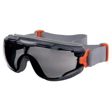 ERGODYNE Safety Googles,ASAF,Smk,Clr Lens,Gry Fr