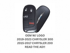 Oem Mint 2019-2023 Chrysler 300 4 Button Remote Key Fob 68394190 M3n-408213