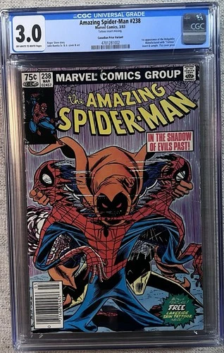 Amazing Spider-Man 238 Canadian Price Variant (CPV) CGC 3.0 Spider-Man Key!