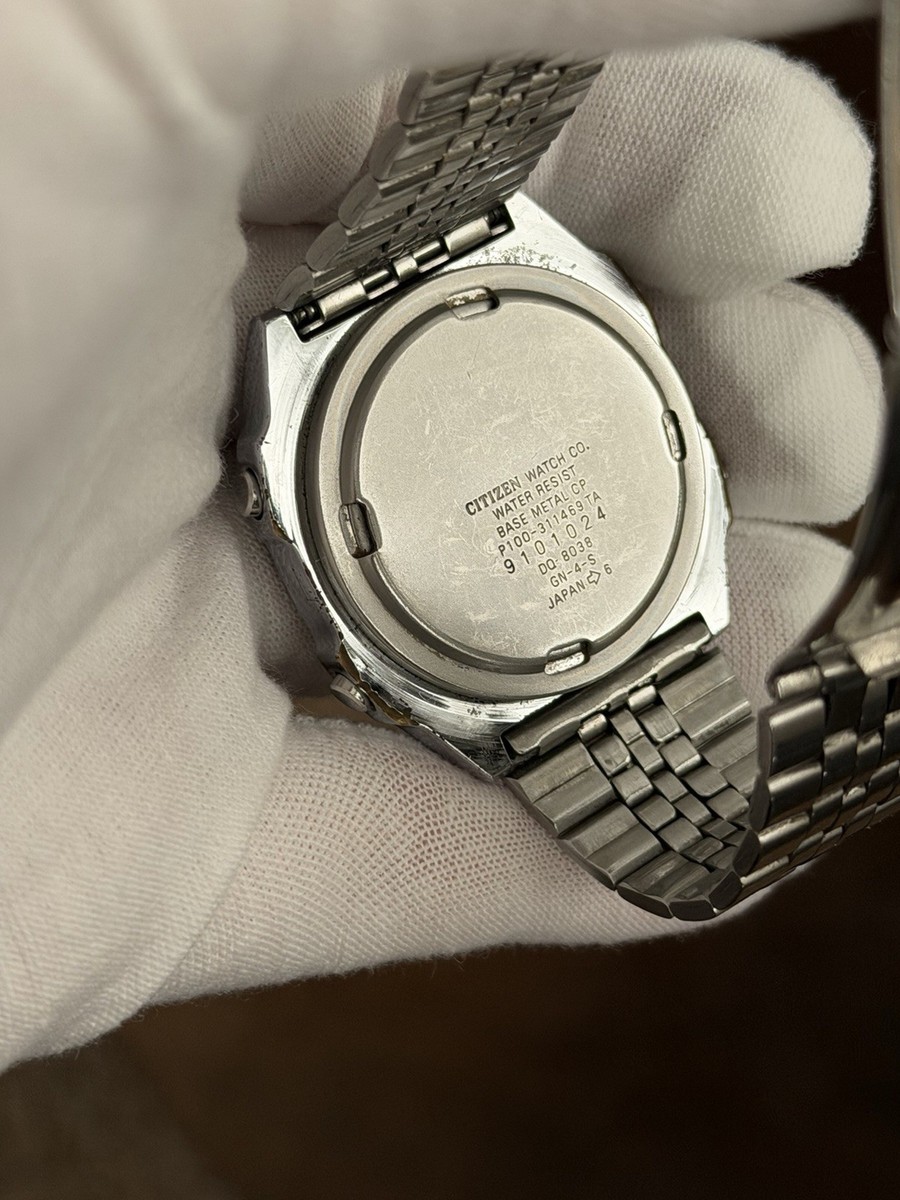 Rare Vintage Citizen DQ-8038 Alarm Chronograph Digital Sports