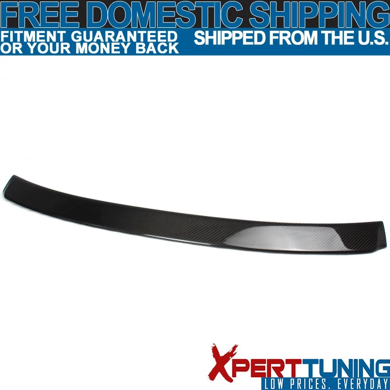 Fits 14-20 Lexus IS250 IS350 IKON Style Rear Roof Spoiler - Carbon Fiber Foto 3 de 4