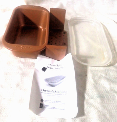 Copper Chef Perfect Loaf Pan with Lift & Serve Insert