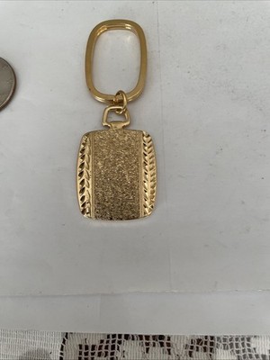Vintage Fancy Gold Key Ring