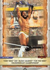 Tony Nese 2020 WrestleMania Topps WWE Cruiserweight Championship #14