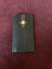 Western Leather Check Book Cover