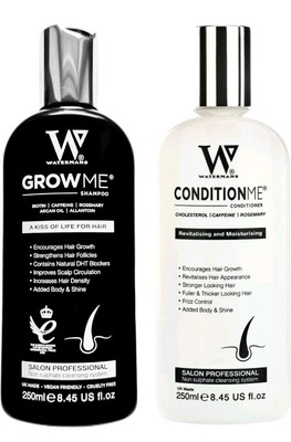 	Hair Growth Shampoo & Conditioner set by Watermans - Boost your Growth	