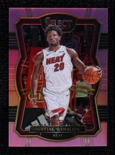 2017-18 Panini Select Premier Level Pink Prizm 1/4 Justise Winslow #140 0b9