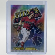 Corbin Carroll 2026 Topps Series 1 #TOG-6 Titans Of The Game Refractor