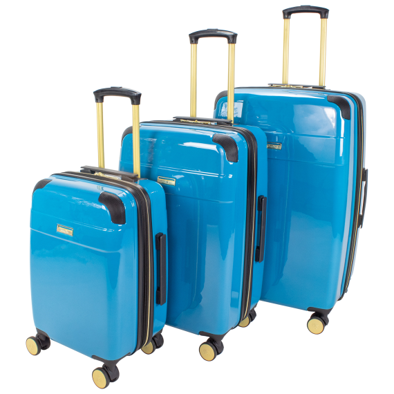 Jenni Chan Entin 3-Piece Hardside Luggage Set