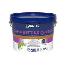 3 x BOSTIK 2.5kg Cementone rapid fast setting repair cement quick drying 