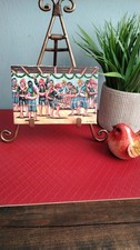 A Beautiful Vintage Miniature Haitian Original Oil On Canva Painting By O. Peren