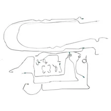 The Stop Shop Y874WD Complete Brake Lines, 1989-1995 Fits Toyota Truck