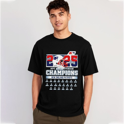 #ad New England Patriots 2025 AFC East Division Champions Tshirt $23.99