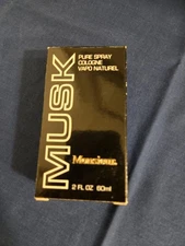 New Monsieur Musk by Dana Pure Spray Cologne Vapo Natural 2 Fl Oz