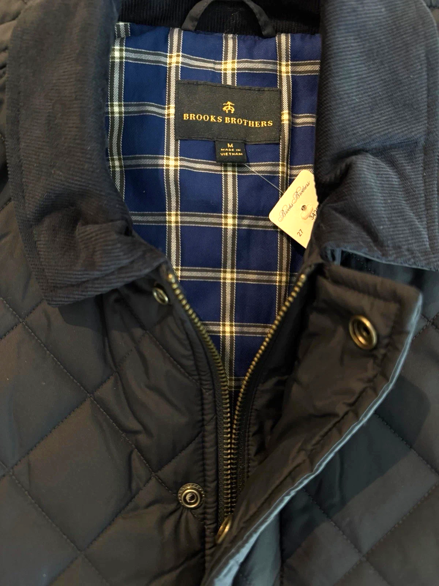 ジャケット・アウター Brooks Brothers G9 Corduroy Blouson M Brooks Brothers Mens Diamond Quilted Field Jacket Corduroy Coat