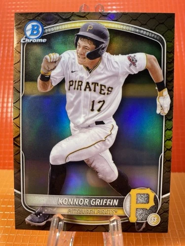 2025 Bowman - Chrome Prospects Konnor Griffin #BCP-86 Reptilian Refractor (RC)