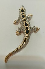 Swarovski Lizard Brooch Vintage