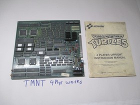 Teenage mutant Ninja Turtles 4 player jamma pcb