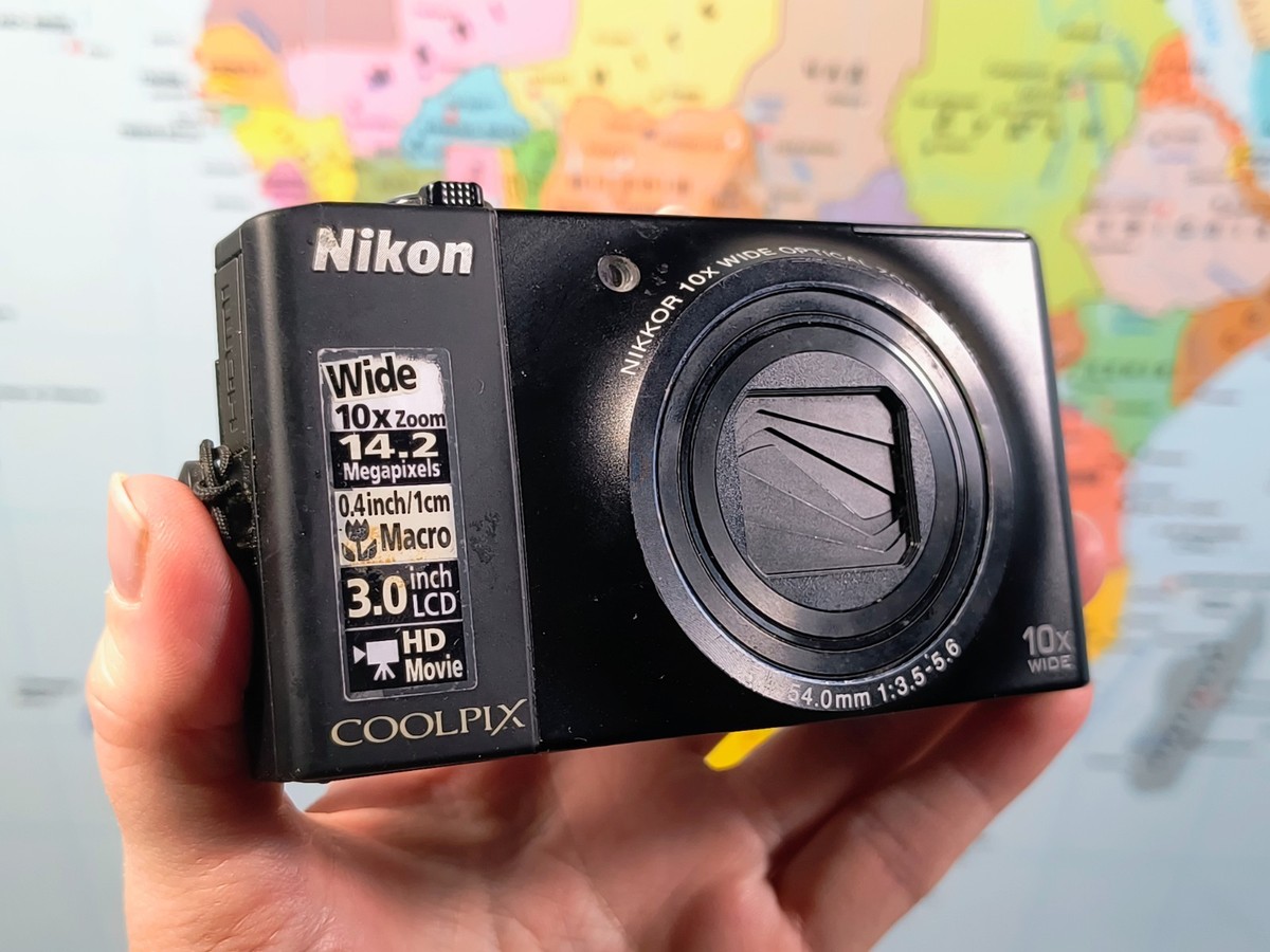 Nikon COOLPIX S8000 14.2MP Digital Camera - Black for sale