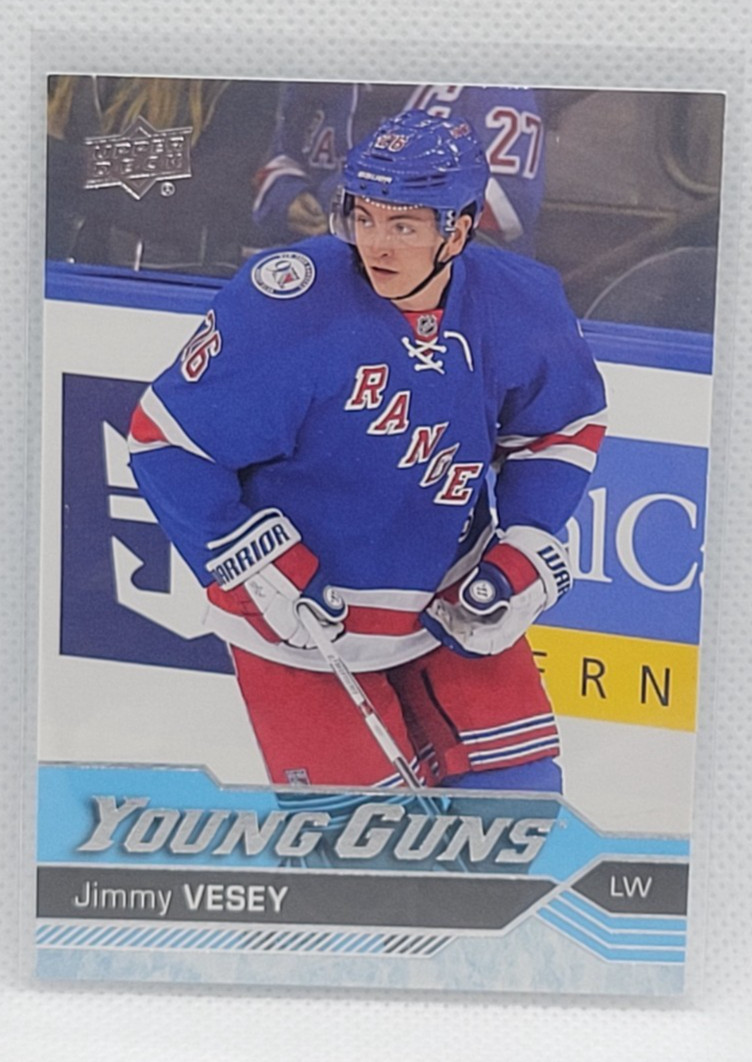2016-17 Upper Deck Jimmy Vesey Young Guns RC #218 Rangers