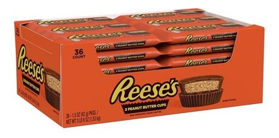 REESE'S Milk Chocolate Peanut Butter Cups 1.5 oz 36 pk -Ships With ICE PACKS