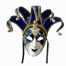 Venezianisches Narr Kost&uuml;m Maske stabil f&uuml;r Halloween, Cosplay