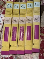 Crafter's Square Permanent Vinyl Paper 12" x 48" Glossy Hot Pink lot of 5