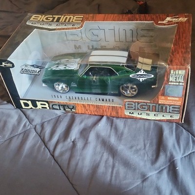 Jada Toys DUB City Bigtime Muscle 1:18 Chevrolet Camaro 396 Custom Green Diecast