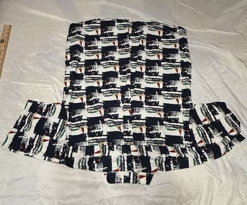 Trader Bay Sailboats Hawaiian Aloha Shirt Large Short Sleeve Pocket Button Up - Picture 11 of 16