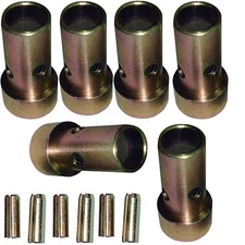 3 Category II Quick Hitch Bushings & Roll Pins Kits Fits CAT 2