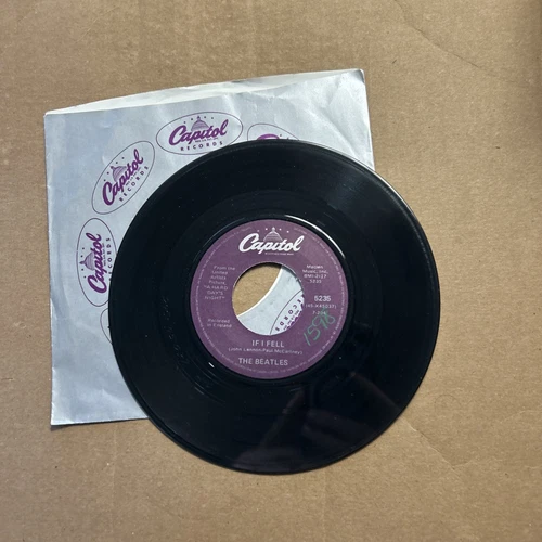 Beatles Forever If I Fell/And I Love Her  With Sleeve 45 CAPITOL