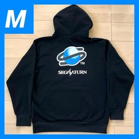 SEGA Saturn Black Hoodie M Size Don Quijote Limited Edition Brand New Unused