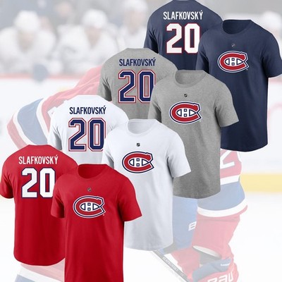HOT ITEM! Juraj Slafkovský #20 Montreal Canadiens 2025 Name & Number Fan Gifts
