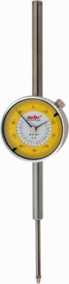 Economy Dial Indicator, 2'' Range, 0.001'' Grad, 0-100 Dial Reading