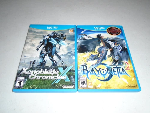 Xenoblade Chronicles X and Bayonetta 2 & 1 ☆☆ Complete Nintendo Wii U games