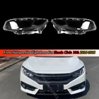 Halogen Headlight Lens Clear Headlamp Cover Pair For Honda Civic 2016 2017 2018