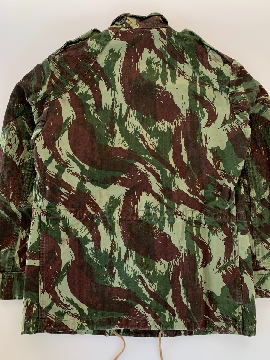 VTG Old Portuguese M964 Lizard Camo Jacket Comando