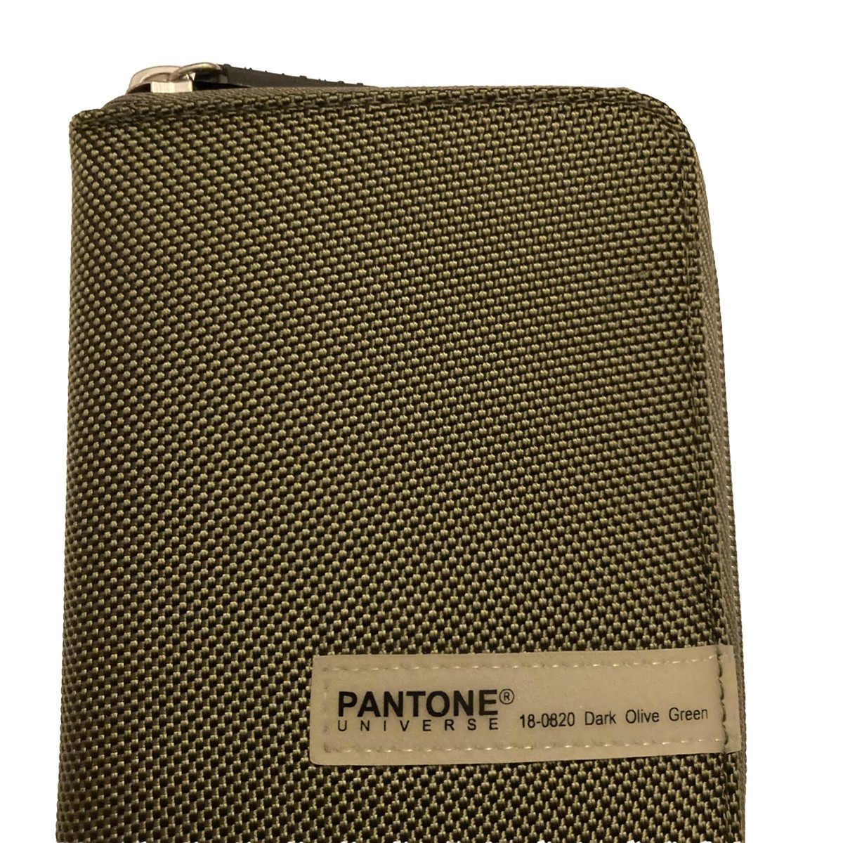 Pantone Universe Olive Green Credit Card Holder Wallet Case ID