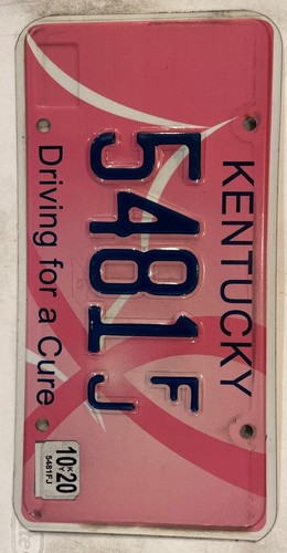 Find Cure BREAST CANCER license plate Komen Survivor Pink Ribbon Awareness fight - Picture 4 of 8