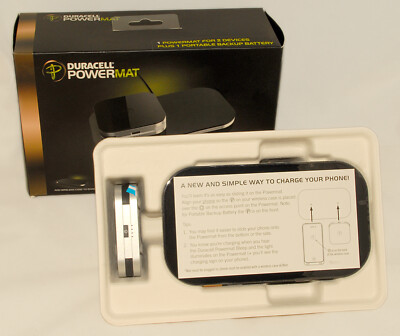 Duracell Powermat Wireless Charging Set for iPHONE 4/4S iPOD