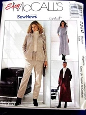  UNCUT MCCALLS# 2350 WOMENS SZ 12-14 WARDROBE   SEWING PATTERN