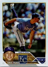 2023 TOPPS SERIES 2 Baseball #541 KRIS BUBIC RAINBOW FOIL SSP