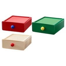 Bedroom Desk Organizer Stackable Drawer Box Elegant Storage Container for Makeup