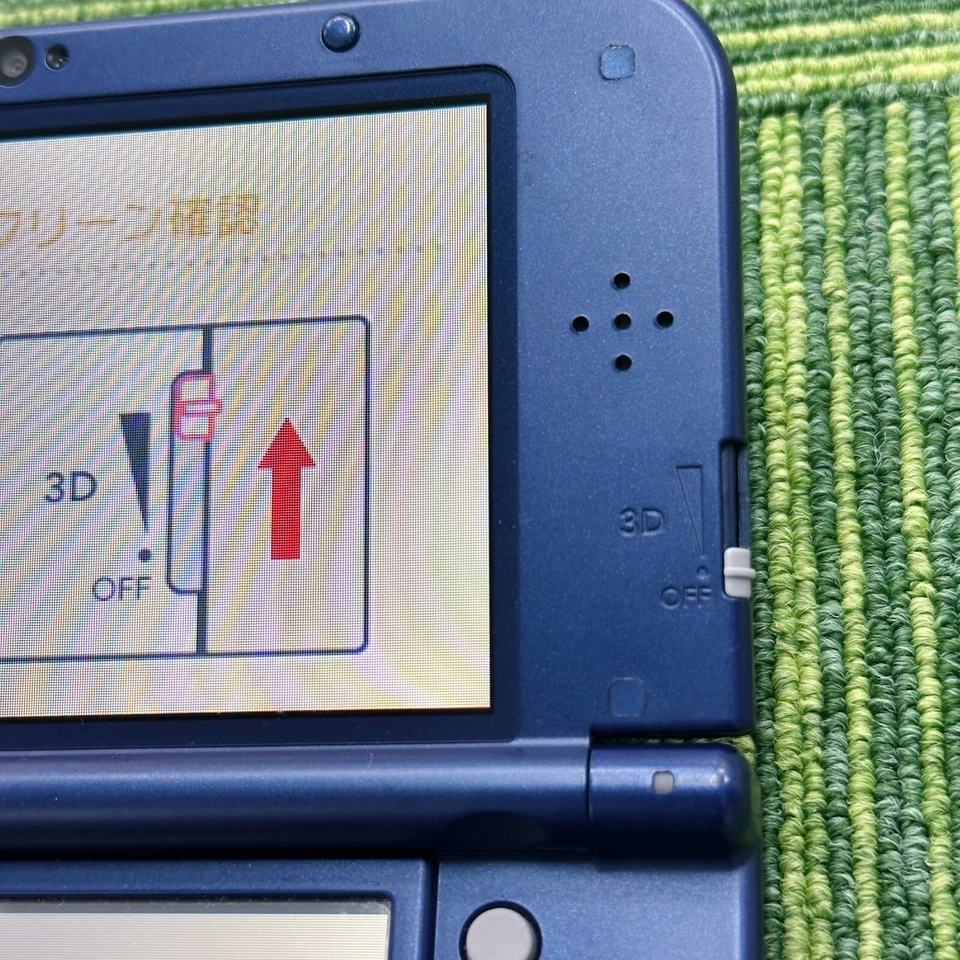 Nueva consola Nintendo 3DS XL LL azul metálico lápiz óptico funcionando probado versión japonesa Foto 3 de 4