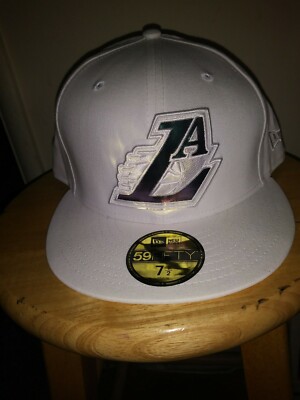 Kobe Bryant Hat LA Lebron James Cap New Era 59FIFTY Los Angeles Lakers  1/2 USA