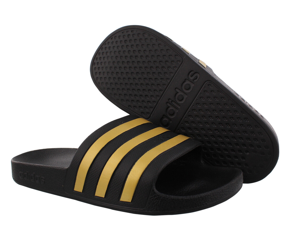 adilette black gold