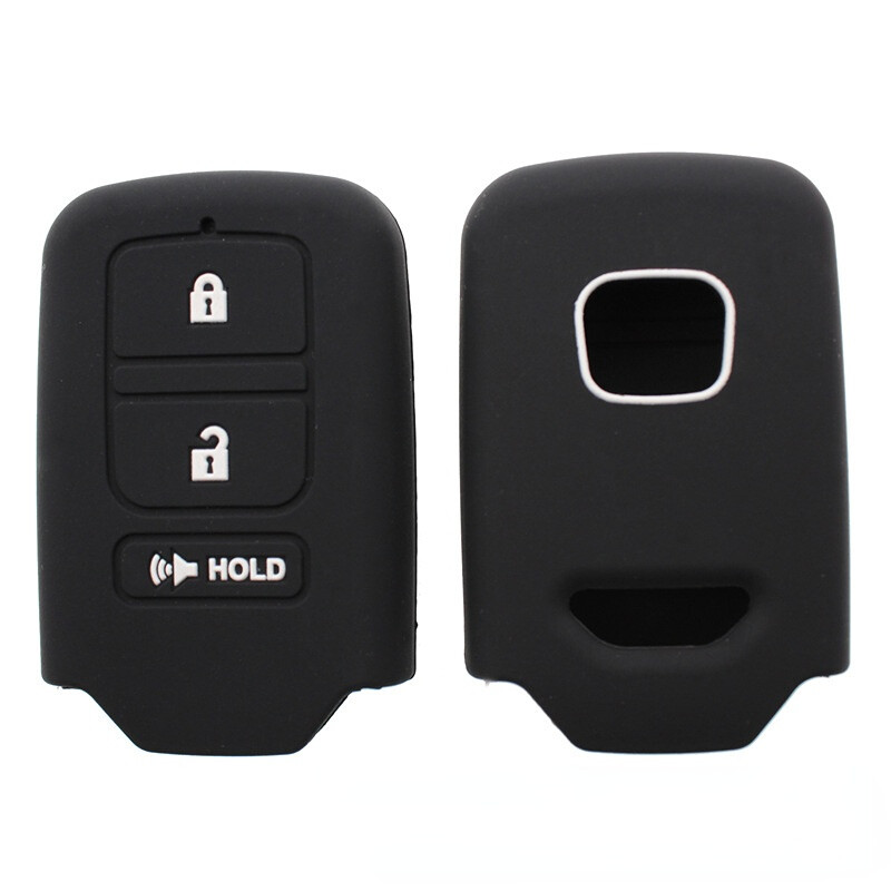 Silica Gel Remote Key Fob Case Cover Holder Shell For Honda Fit Civic